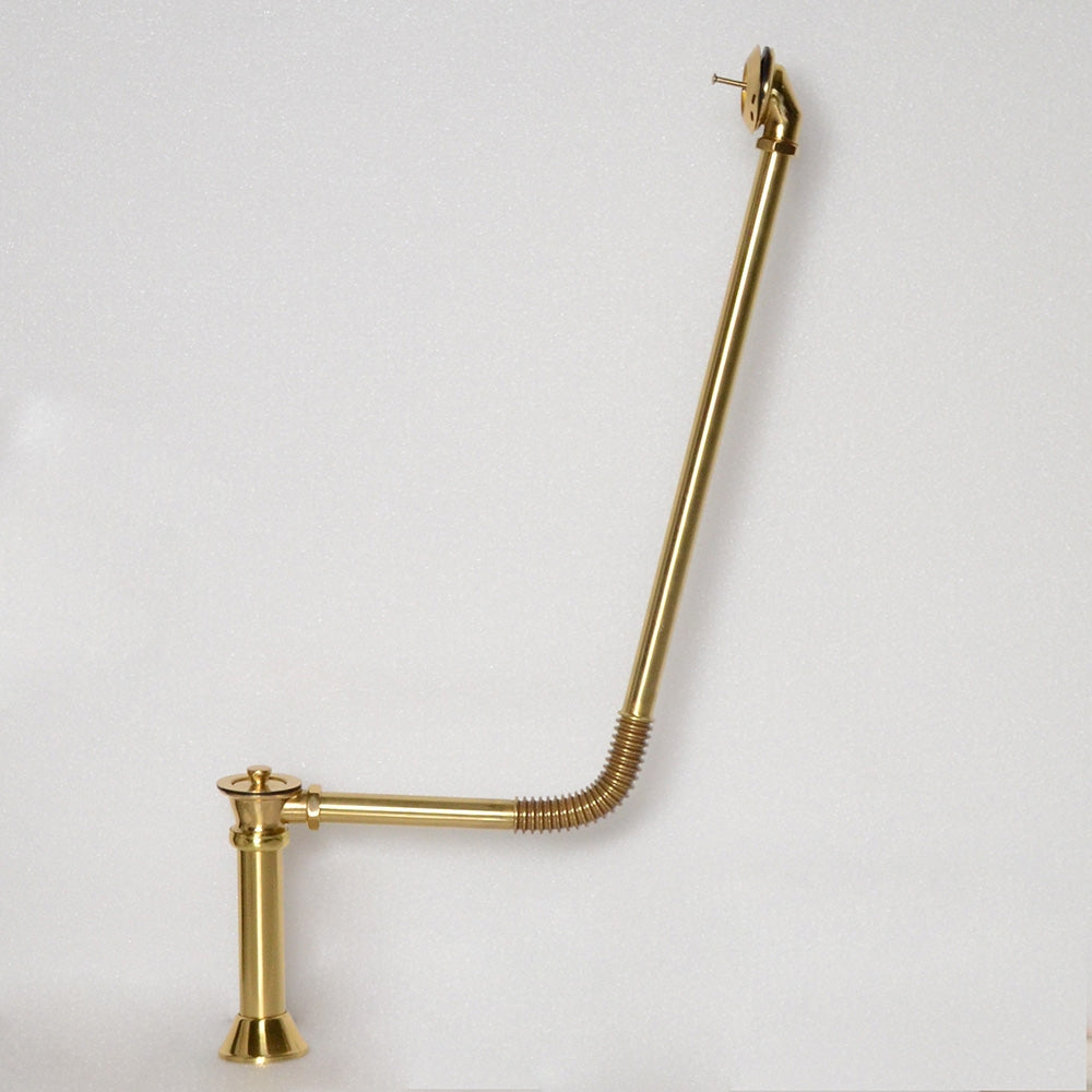 BW04BB “Victorian Drain” with Lift Off Brass Stopper in Brushed Brass Finish