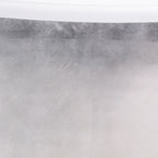 “LuxWide Calypso-USLBTSK67” 67" x 31.5" French Bateau Skirted Bathtub with “Umber Washed Silver Leaf” Exterior Finish