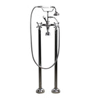 “SanSiro Arles BT59FC” 59" CoreAcryl Acrylic French Bateau “All Inclusive Clawfoot Tub and Faucet Package”