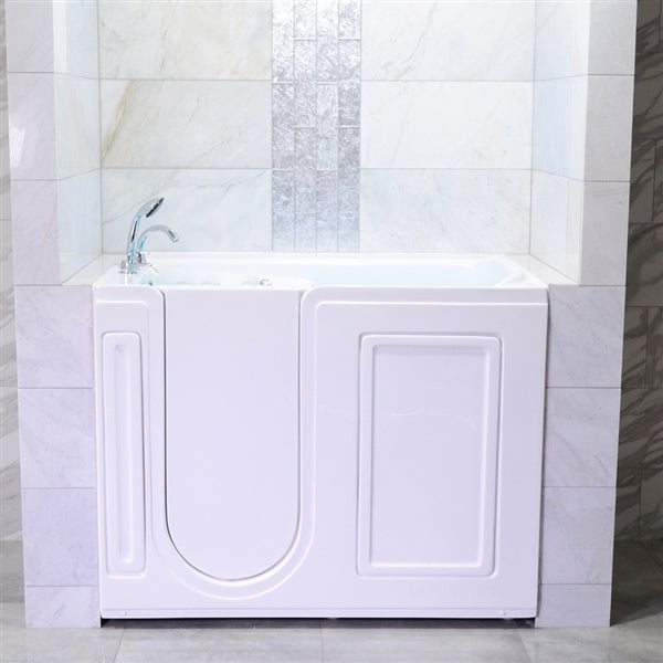 “Revitalize” 53" x 26.5" Walk-In Water Jetted with Water Heater, Ozone and 8 Jets