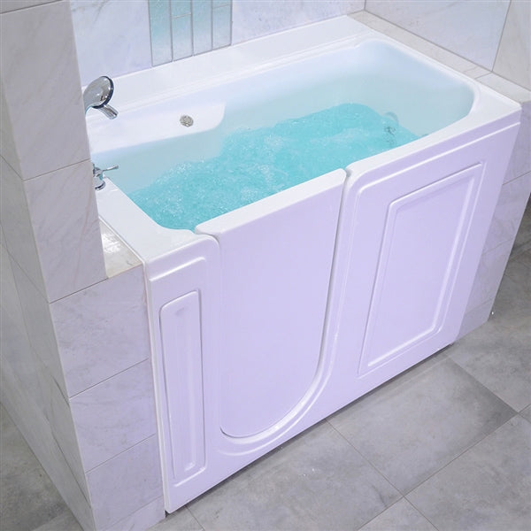 “Revitalize” 53" x 26.5" Walk-In Water Jetted with Water Heater, Ozone and 8 Jets