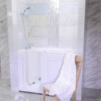 “Revitalize” 53" x 26.5" Walk-In Water Jetted with Water Heater, Ozone and 8 Jets