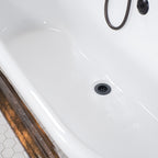 Standard Wide “Domenico67” 67" CoreAcryl Acrylic French Bateau Pedestal Bathtub