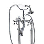 “Victoriana Freestanding British Telephone Style Tub Faucet” in Chrome