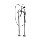 “Victoriana Freestanding British Telephone Style Tub Faucet” in Chrome