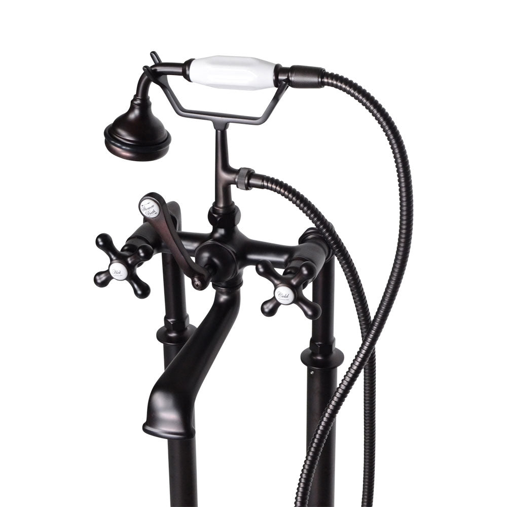 “Victoriana Freestanding British Telephone Style Tub Faucet” in Oil Rubbed Bronze