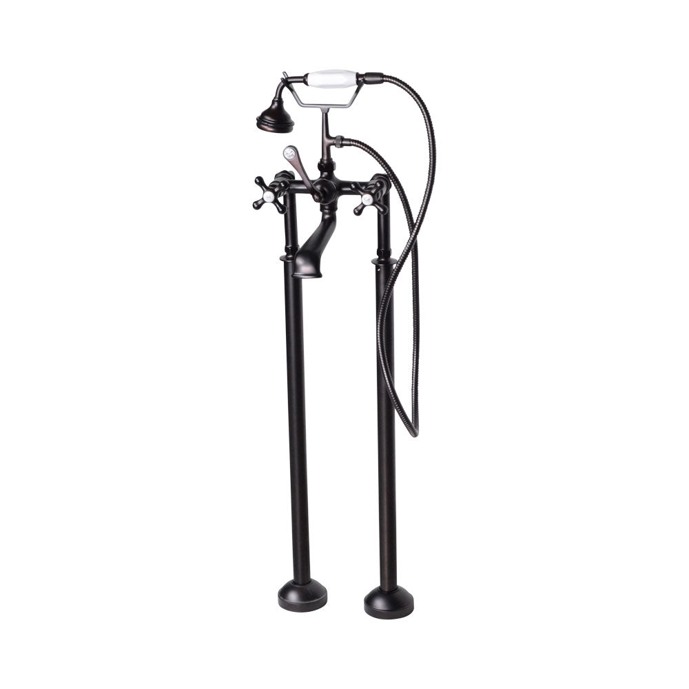 “Victoriana Freestanding British Telephone Style Tub Faucet” in Oil Rubbed Bronze