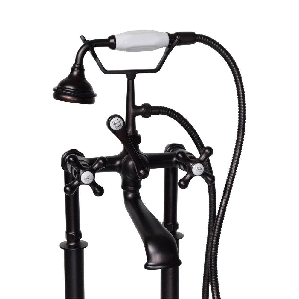 “Victoriana Freestanding British Telephone Style Tub Faucet” in Oil Rubbed Bronze