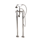 “Victoriana Freestanding British Telephone Style Tub Faucet” in Polished Nickel