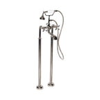 “Victoriana Freestanding British Telephone Style Tub Faucet” in Polished Nickel
