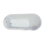 “SanSiro SS67W” 67 Inch “Water Jetted” Single Slipper Clawfoot Tub Package