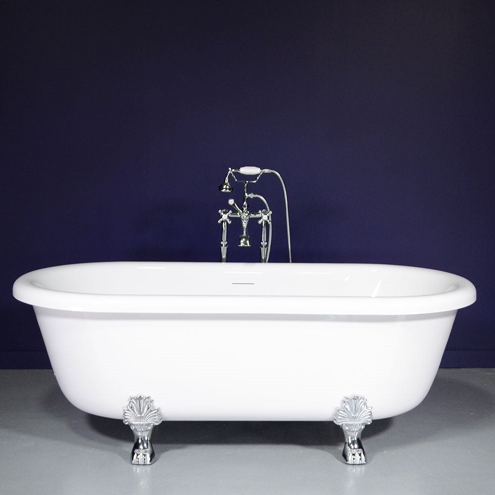 75" Jetted Clawfoot Tub “SanSiro Empress EM75N” Reinforced Acrylic