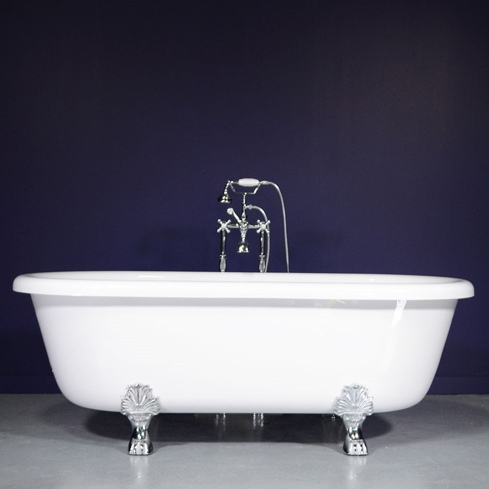 75" Jetted Clawfoot Tub “SanSiro Empress EM75N” Reinforced Acrylic