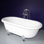 75" Jetted Clawfoot Tub “SanSiro Empress EM75N” Reinforced Acrylic