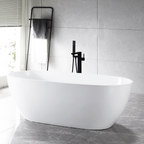 “SanSiro Aquino59C” 59 x 32 inch “Foam Insulated Cavity Walls” Acrylic Freestanding Bathtub