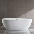 “SanSiro Aquino59C” 59 x 32 inch “Foam Insulated Cavity Walls” Acrylic Freestanding Bathtub