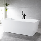 “SanSiro Asti59C” 59 x 34 inch “Foam Insulated Cavity Walls” Acrylic Freestanding Bathtub