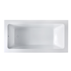 “SanSiro Asti67E” 67 x 34 inch “Foam Insulated Cavity Walls” Acrylic Freestanding Bathtub