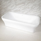 “SanSiro Eclipse79C” 79 x 40 inch “Foam Insulated Cavity Walls” Acrylic Freestanding Bathtub