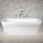 “SanSiro Eclipse79C” 79 x 40 inch “Foam Insulated Cavity Walls” Acrylic Freestanding Bathtub