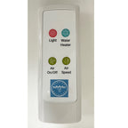 “SanSiro Napoli67CB-AirSpa” with “Heated Air plus Water Heater” and Ozone Sanitizing 67" x 30" Center Back Drain Acrylic Freestanding Bathtub