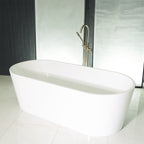 “SanSiro Napoli59CB” 59 x 30 inch “Foam Insulated Cavity Walls” Acrylic Freestanding Bathtub