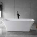 “SanSiro Sandava73C” 73 x 32 inch “Foam Insulated Cavity Walls” Acrylic Freestanding Bathtub