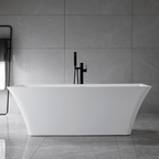 “SanSiro Sandava73C” 73 x 32 inch “Foam Insulated Cavity Walls” Acrylic Freestanding Bathtub