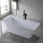 “SanSiro Sandava73C” 73 x 32 inch “Foam Insulated Cavity Walls” Acrylic Freestanding Bathtub