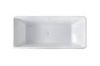 “SanSiro Trigoso59C” 59 x 30 inch “Foam Insulated Cavity Walls” Acrylic Freestanding Bathtub