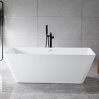 “SanSiro Trigoso67C” 67 x 31 inch “Foam Insulated Cavity Walls” Acrylic Freestanding Bathtub