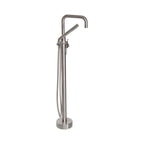“The Waterlands No.017BN” Freestanding Floor Mounted Tub Faucet in Brushed Nickel