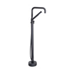 “The Waterlands No.017MB” Freestanding Floor Mounted Tub Faucet in Matte Black