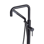 “The Waterlands No.017MB” Freestanding Floor Mounted Tub Faucet in Matte Black
