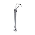“The Waterlands No.017PC” Freestanding Floor Mounted Tub Faucet in Polished Chrome