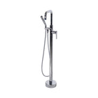 “The Waterlands No.017PC” Freestanding Floor Mounted Tub Faucet in Polished Chrome