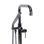 “The Waterlands No.017PC” Freestanding Floor Mounted Tub Faucet in Polished Chrome
