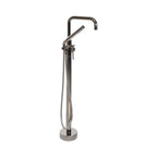 “The Waterlands No.017PN” Freestanding Floor Mounted Tub Faucet in Polished Nickel