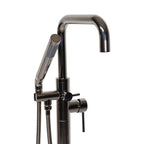 “The Waterlands No.017PN” Freestanding Floor Mounted Tub Faucet in Polished Nickel