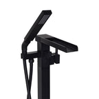 “The Waterlands No.041MB” Freestanding Floor Mounted Tub Faucet in Matte Black