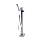 “The Waterlands No.041PC” Freestanding Floor Mounted Tub Faucet in Polished Chrome