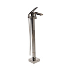 “The Waterlands No.041PN” Freestanding Floor Mounted Tub Faucet in Polished Nickel