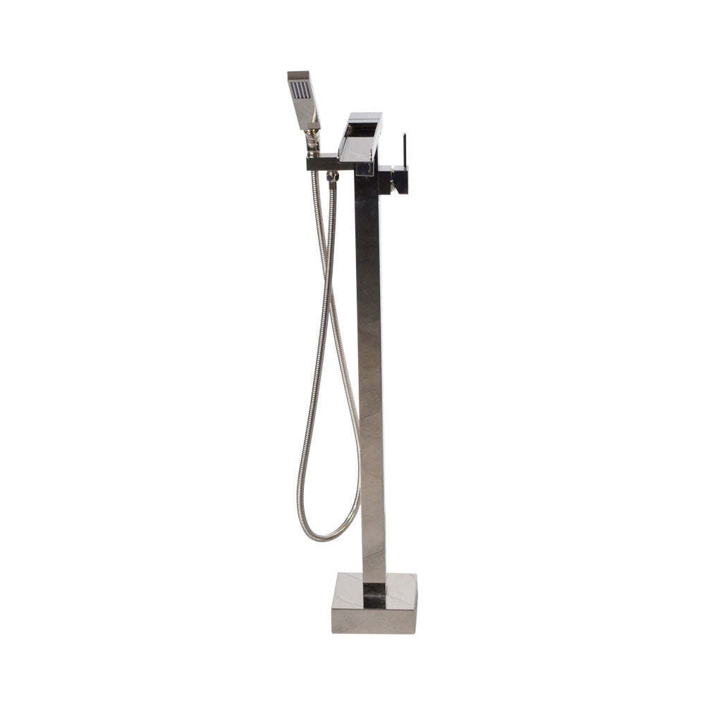 “The Waterlands No.041PN” Freestanding Floor Mounted Tub Faucet in Polished Nickel