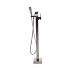 “The Waterlands No.041PN” Freestanding Floor Mounted Tub Faucet in Polished Nickel