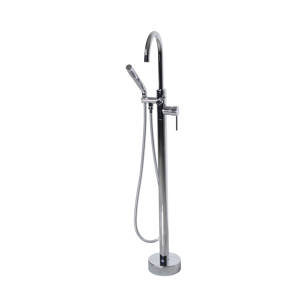 “The Waterlands No.172PC” Freestanding Floor Mounted Tub Faucet in Polished Chrome