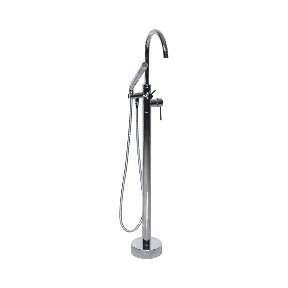“The Waterlands No.172PC” Freestanding Floor Mounted Tub Faucet in Polished Chrome