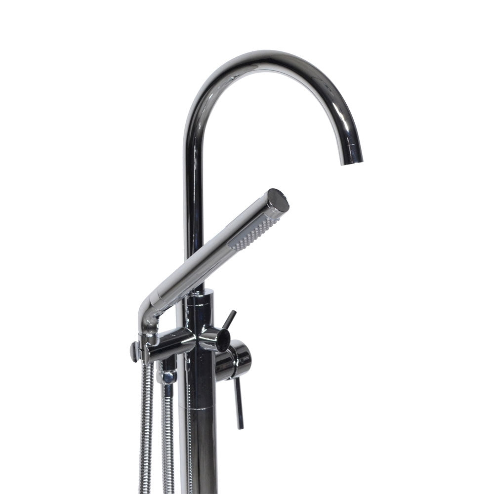 “The Waterlands No.172PC” Freestanding Floor Mounted Tub Faucet in Polished Chrome