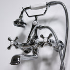 VF110TWMCHR “Victoriana Wall Mount Tub Faucet” with Handheld Shower in Chrome
