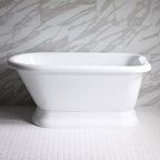 “SanSiro VTAFL56” Freestanding 56 Inch “Variable Speed Air Jetted” Classic Style Tub