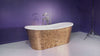 Soft Aging Brass Freestanding Skirted Tub Demo Video